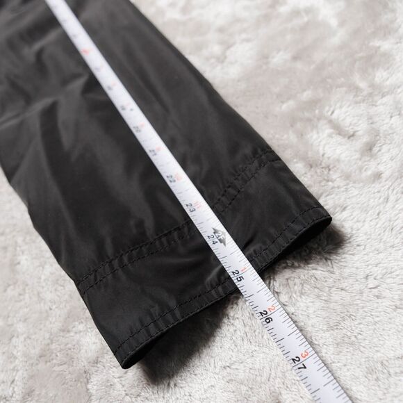 Ralph Lauren Black Silver Windbreaker Light Jacket Hoodie Womens Size M - Picture 10 of 15